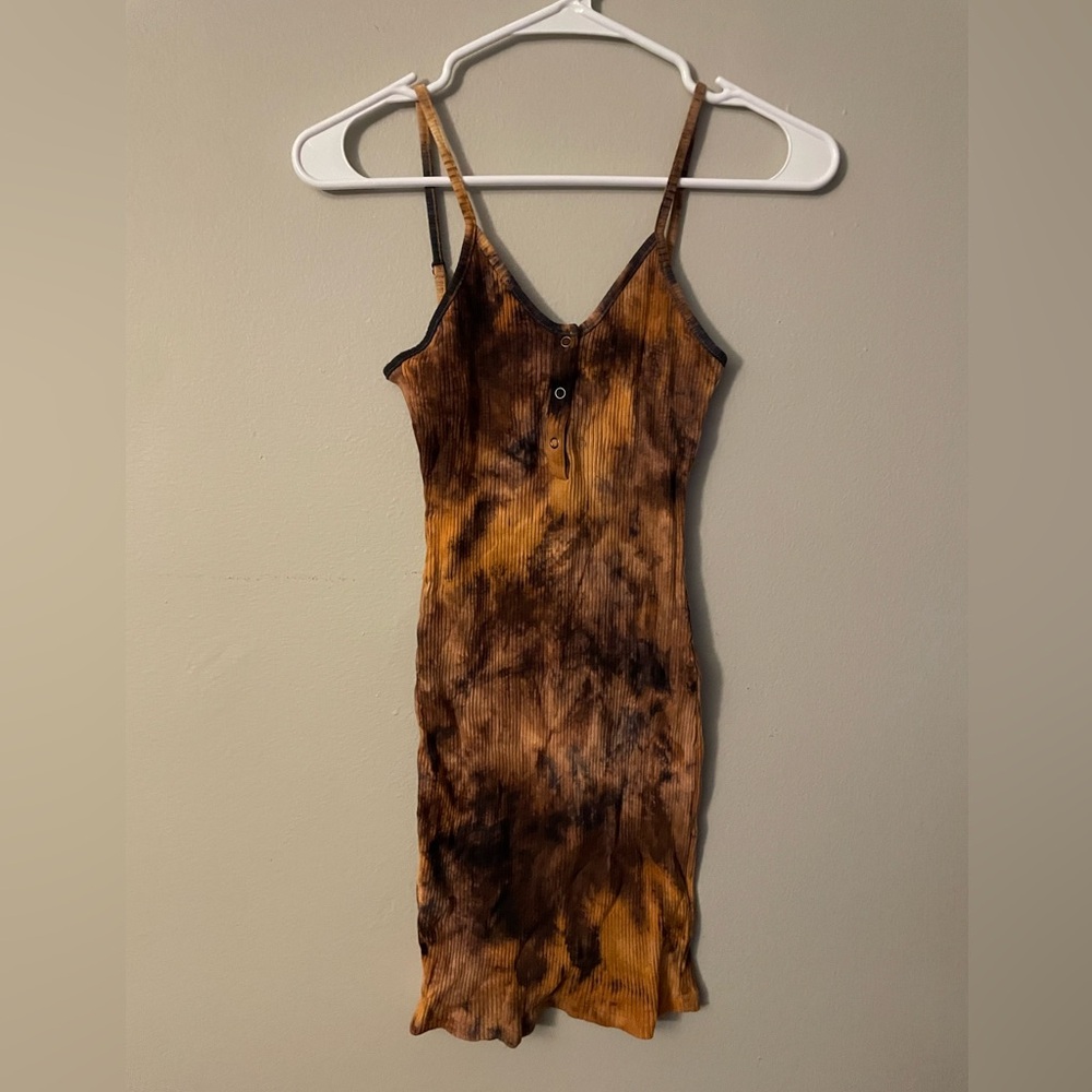 2 SHEIN Tie-Dye Mini Dresses